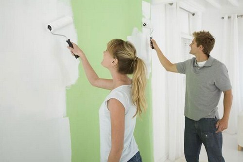 sơn đè lên lớp sơn cũ tường