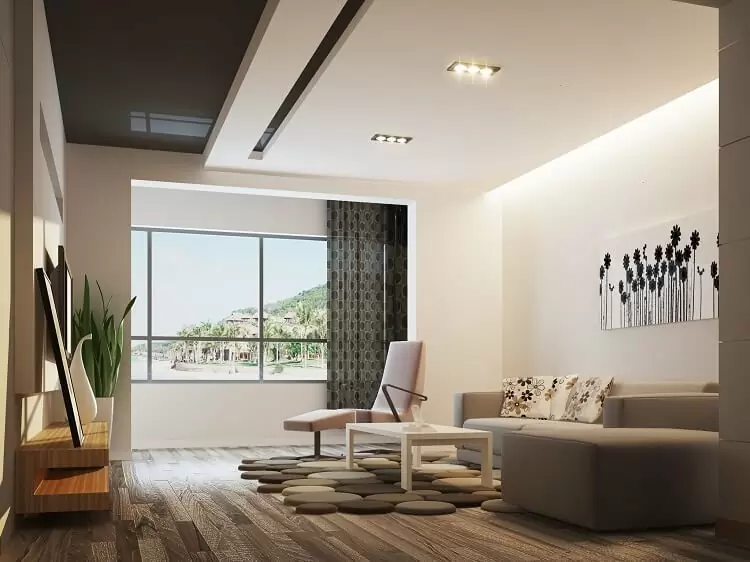 Trần thạch cao phòng khách là gì?
